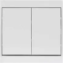 Łącznik Luna šviestuvo jungiklis, 10A, 250V, WP-2L, baltas