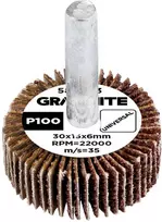 Ściernica Plokštelinis šlifavimo diskas su kotu 30 x 15 x 6 mm, P100