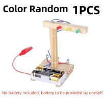 Traffic Light Toy Educational Kids Plastic Model Signal Signs Experimental Toy Science Project Non Remote Control Vehicle