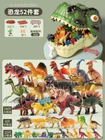Soft Rubber Dinosaur Toys Set - Realistic Tyrannosaurus Rex & Triceratops Models Collectible Figures For Boys And Children
