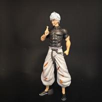 Jujutsu Kaisen GK stovinti Satoru Gojo figūrėlė su trimis galvos skulptūromis Anime PVC modelis Darbalaukio papuošalas Kolekcionuojama dovana Madingas žaislas