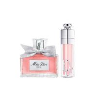 DIOR Perfume Two-piece set: Miss perfume 35ml + Enchanting lip gloss 6ml balta