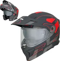 Atverčiamas motociklininko šalmas 3 viename W-TEC Neovu Graphic