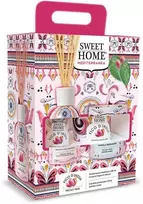 „Sweet Home Collection“ dovanų rinkinys su kvapų difuzoriumi ir žvake „Prickly Pear“