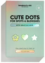 Breakoutaid „Cute Dots“ vietinio poveikio pleistrai nuo spuogų, 48 vnt.