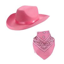 Cosplay Cowboy Hats & Cycling Mask for Men The West Cowboy Hat Church Hat Model Show Cowboy Hat Felt Hat Adult Men Hat rožinė