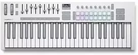 Novation Launchkey 49 Mk4 MIDI-ohjain, valkoinen