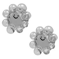 2pcs Squeezing Acne TPR Crystal Ball Solid Transparent Water Ball Pinching Toy Simulation Creative Bubble Pinching Toy Kids Toys skaidri