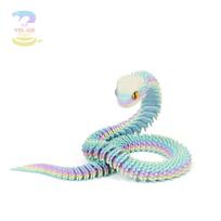 30cm 3D spausdintas gyvatė su judančiais sąnariais Fidget žaislas Juokinga simuliacinė gyvatė Biuro stalo puošmena 3D spausdinimo žaislai Kalėdinė dovana 30cm