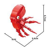 MOC City Animal Micro Building Block Figures Manta Ray Clownfish Tuna Crab Lobster Octopus Zoo Fram Accessories Bricks Toys Gift