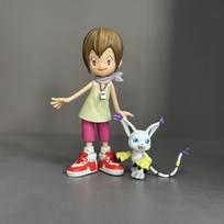 Anime Digimon Adventure Yagami Hikari Figure Tailmon Action Figures PVC Statue Collection Model Toys Gifts