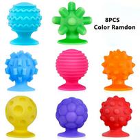 Sensoriniai Fidget žaislai su tekstūruotais siurbtukais Autizmui ir nerimui malšinti Streso malšinimo Fidget žaislai Ankstyvojo mokymosi Montessori žaislai vaikams