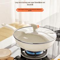ASD Nano-Ceramic Non-Stick Flat Bottom Stir-Fry Pan