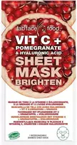 Montagne Jeunesse Fab Face Food Vit C Pomegranate y Hyaluronic Acid Mascarilla De Tela 1 U