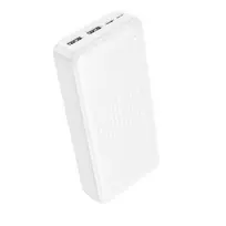Borofone Power Bank 20000mAh BJ78A Clever – 2xUSB – baltos spalvos