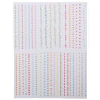 Decorative Stickers Washi Paper Stickers Multicolored Planner Stickers Cute Stickers for DIY šviesiai pilka spalva