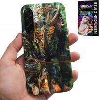 Etui Do Samsung Galaxy A56 5G - Dino Dinozaur Triceratopsem Futerał