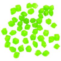 Luminous Diamond Shaped Pebbles for Garden Decoration Outdoor Landscape Glow Stones for Pathway Aquarium and Fish Tank Decoration S žalia