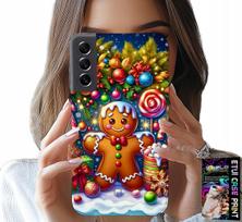Etui Do Samsung Galaxy S21 Fe - Piernik, Cukierkowe Wzory Święta + Szkło