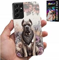 Etui Do Samsung Galaxy S21 Ultra - Psie Rasy Psie Wzory Pokrowiec + Folia