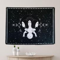Tapestry Greek goddess Hecate wall hanging 75x100 juoda