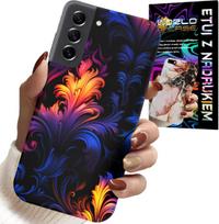Etui Do Samsung Galaxy S21 - Abstrakcyjne Kolorowe Wzory + Folia