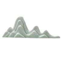Creative Ceramic Pen Holder Chinese Writing Brush Rack  Stationery Supplies Mountain