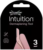 Aptel Wilkinson Intuition Dermaplaning Tool keičiami įdėklai, skirti profesionaliems dermaplaning įrankiams, 3 vnt.