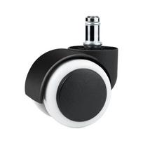 Universal Silent Office Chair Swivel and Trolley Casters 2 inch black and gray 11*22 spring clip