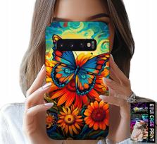 Etui Do Samsung Galaxy S10 - Motyle Motylki Kwiatki Róże Obudowa