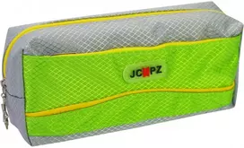 Penalas JCPZ, CoolForSchool, 200x85x45 mm, su 2-iem skyriais, pilkos/žalios sp.
