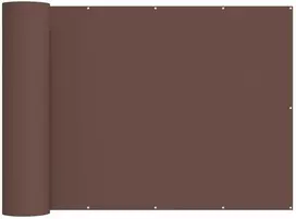 Balkono privatumo ekranas 200 x 500 cm Audinys su PU danga Ruda