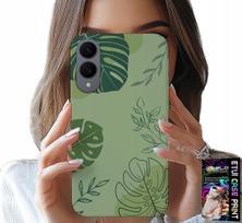 Etui Do Samsung Galaxy S25 Edge - Zielone Liście Roślinne Wzory Plecki