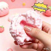 Squeeze Cat Paw Cute Soft Decompressing Pinching Plasticine New Fidget Cat's Paw Relief Squishy Toy Gift Stress Telief Ball rožinė