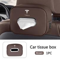 Car Interior Seat Back Tissue Storage Bag Accessories Toilet Paper Organizer for Tesla Model 3 S X Model Y Roadster SpaceX Car ruda