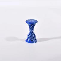 3D spausdintas spiralinio kūgio žaislas Neįmanomos piramidės perėjimas Skulptūra Praėjimas per piramidę žaislas Mini sūkurinė sriegio iliuzija mėlyna