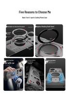 Nubia Z70/Z70S Ultra Borderless Metal Phone Case with Spring Buckle Bracket Nubia Z70S Ultra