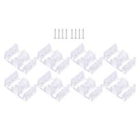8Pieces Multipurpose Sliding Shower Door Guards Sturdy ABS Materials Bumpers for Frame Glass Door Protective Use 1