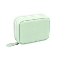 Waterproof Pill Bag Set Travel Medicine Pill Organizer Storage Clip with Zipper Box for Outdoor Travel žalia