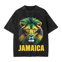 Summer ITS IN MY DNA Jamaican American  Washed T Shirts Merch Harajuku TShirt  for Unisex Women Tee Shirt S