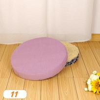 Japanese Style Pouf Seat Cover Tatami Bay Window Floor Seat Cushion Cover No Filling Elastic Fabric Meditation Futon Cover 35-40cm