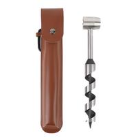 High Carbon Steel Hand Auger Wrench Multifunctional Manual Wood Drill Bit With PU Sleeve For Home Improvement