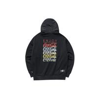 Anta X Coca-Cola Collaboration Lifestyle Series Letter Print Sports Hoodie Men Hoodies Black 952139711-4 XXL