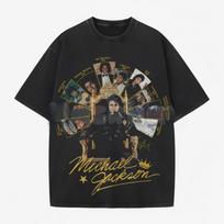 Michael Jackson Washed Tshirt personality Clothes NewModel Tshirt Breathable Year round clothing Plus Size Unisex hot product L