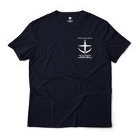 Gundam 08th MS Team Anime Minimalistic Chest Print Graphic T-T-Shirt L