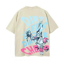 2026 Anime JoJo's Bizarre Adventure T Shirt Trendy Y2k Washed T-shirt Summer Short Sleeve Cotton Tees Tops Men Unisex Clothing S