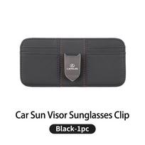 Car Visor Organizer Glasses Bag Sunglass Holder Card Clip Interior For Lexus CT ES GS NX IS250 CT200h IS300h ES300h RX400h NX300