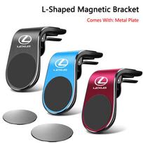 2026 Hot Interior Stickers Magnetic Car Phone Holder Metal Stand For Lexus F SPORT ES RX NX LS UX LM LX GX LC RZ IS CT GS RC HS black