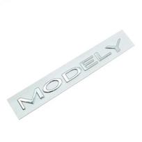 Original 3D ABS Letters Logo For Tesla MODEL 3 Y Car Rear Tailgate Trunk Emblem Badge Decal Stickers Auto Styling Accessories