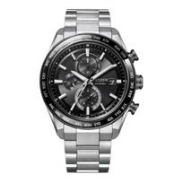 CITIZEN Attesa Series 100 Meters Waterproof Solar Quartz Titanium Strap 42mm Men's Watch Black Dial AT8295-56E juoda